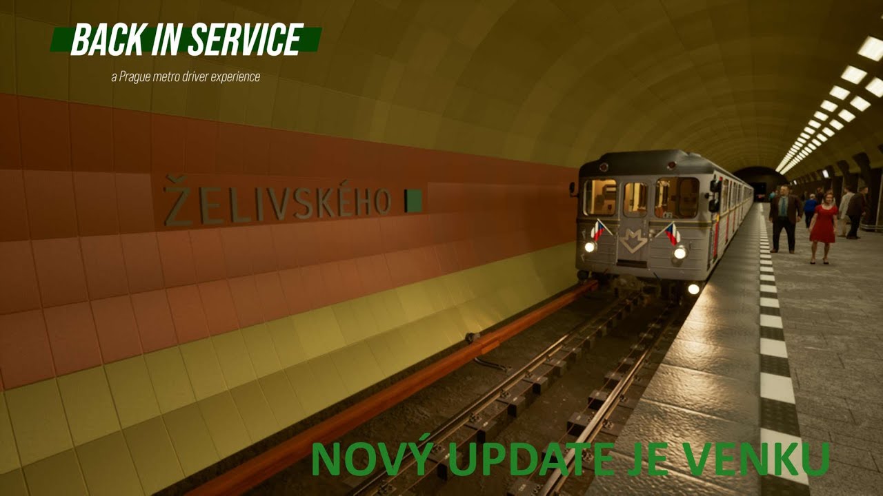 Back in service #3...NOVÝ UPDATE, linka A (Želivského - Dejvická) s EČS