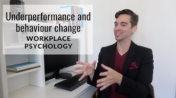 Managing underperformance and behaviour change - Ian MacRae