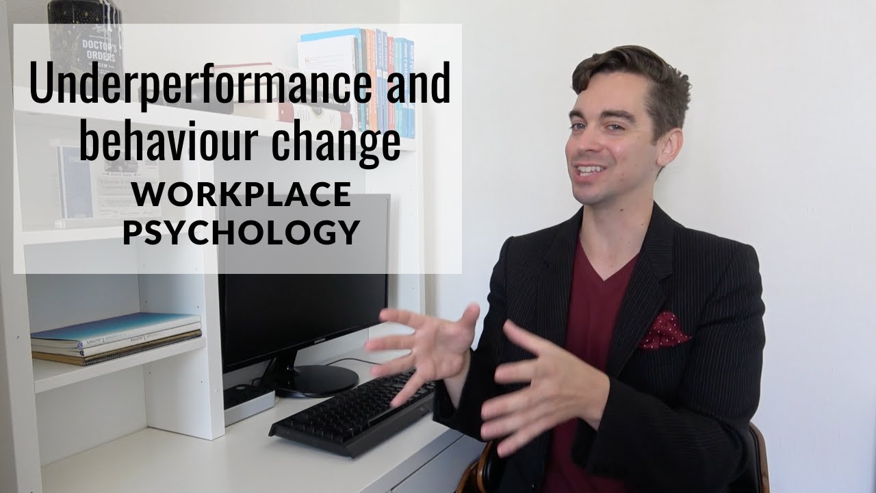 Managing underperformance and behaviour change - Ian MacRae - YouTube