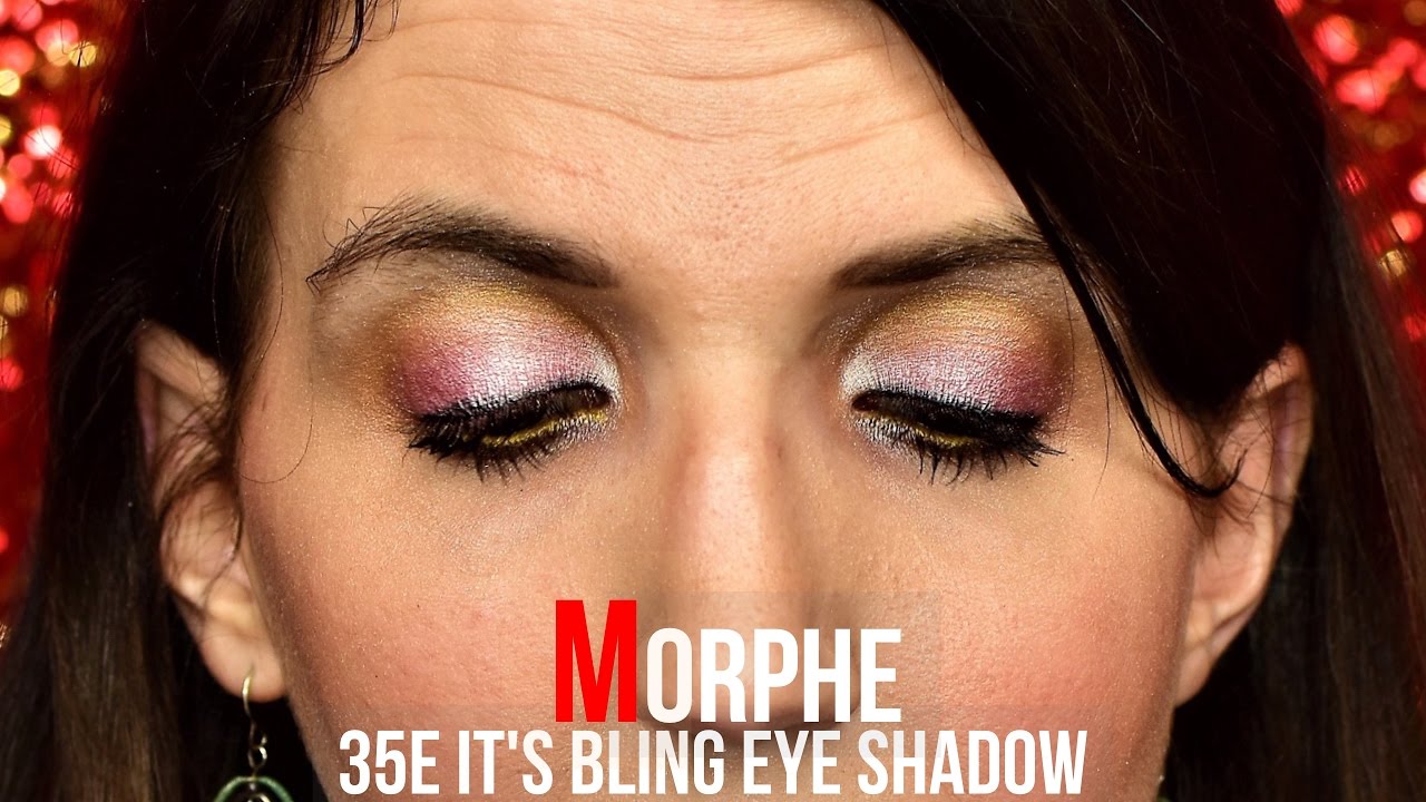 Hot Pink Sun Rise Shimmer Morphe 35E It's Bling Palette