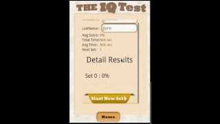 The IQ Test Android App Source Code for Sell screenshot 2