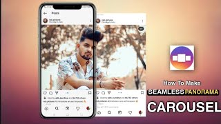 How to make seamless panorama carousel for instagram | panorama crop app | 2021 tips screenshot 5