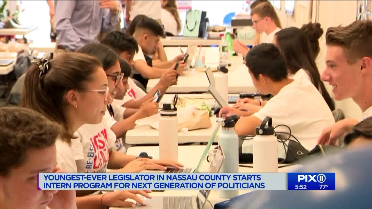 Youngest-ever legislator in Nassau County starts intern program for next generation of politicians