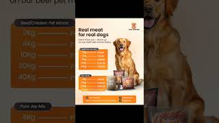 Dog food in Gaborone #petshop  #freshpetmince #dogshorts #botswanaculture #botswanatourism