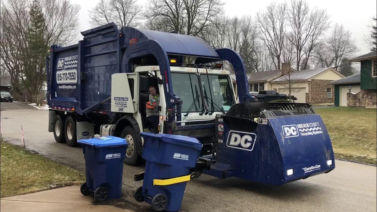 Fast Curotto Can Front Loader Garbage Truck YouTube