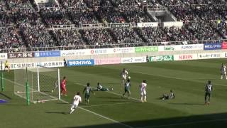 2013 11.24 J2第42節　松本山雅ｘ愛媛ｆｃ　　ダイジェスト１