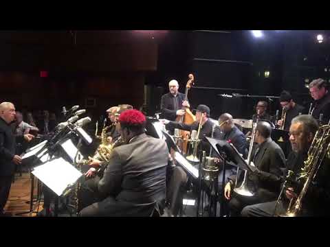 Valery Ponomarev Big Band ARE YOU REAL (january 2019,New York City) drum solo by Victor Jones