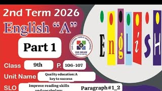 Details Level 9 || English A || Second Term,2026 || pp.106-107 || Translation paragraph
<h1>1,2 || part 1 Guide" loading="lazy" decoding="async" width="400" height="250" onerror="this.onerror=null;this.parentElement.style.display='none';" style="max-width:100%; height:auto; border-radius:8px; box-shadow:0 4px 10px rgba(0,0,0,0.15); object-fit:cover; display:block; margin: 0 auto;"></figure>Stay updated on <strong>1060107 A</strong>'s newest achievements.</p><div style=