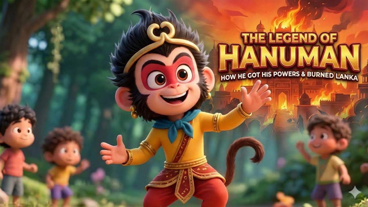 Хануман: от поглощения солнца до сожжения Ланки!
