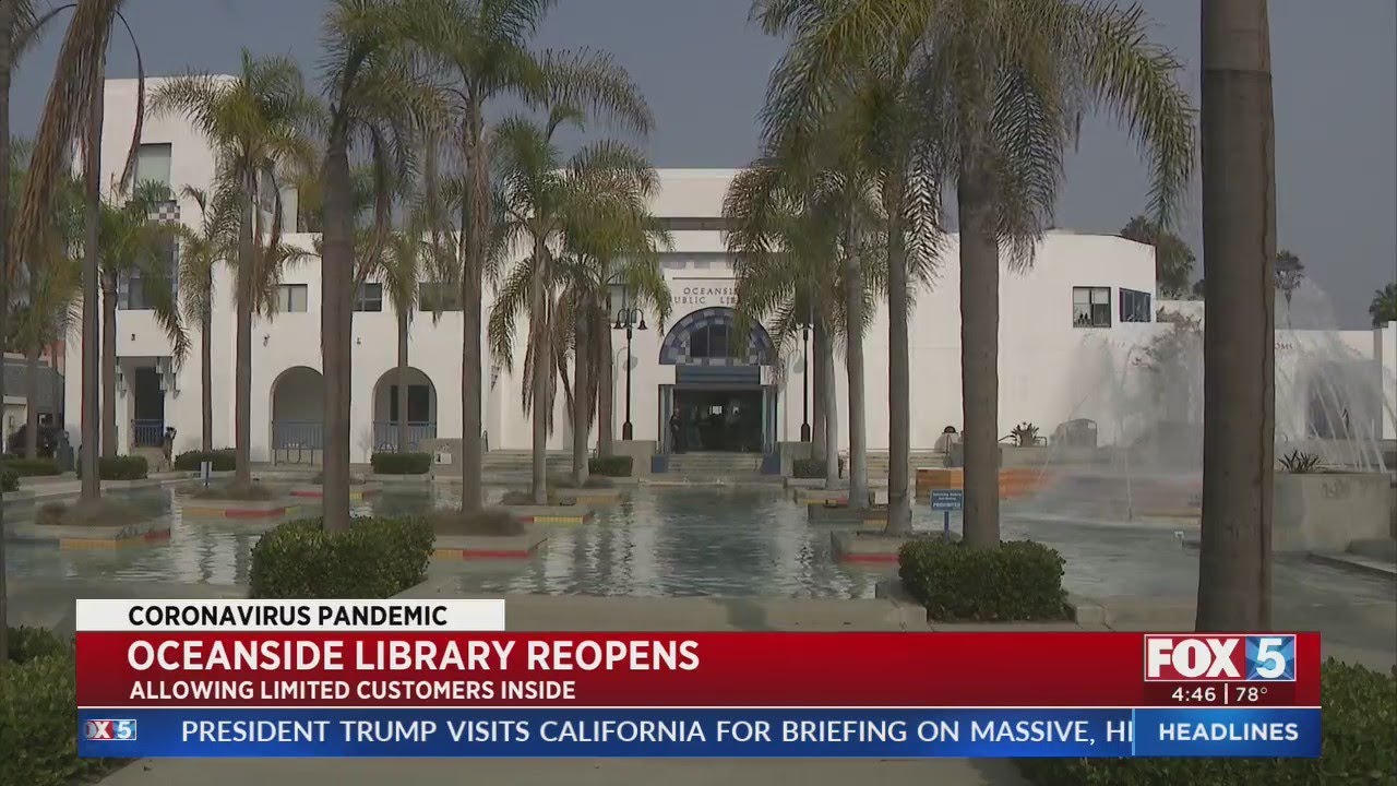 Oceanside Library Reopens YouTube