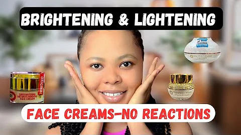 Brightening & Lightening Face Creams That Works - No Sunburn,no face redness