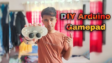 DIY Arduino gaming controller for PC & Mobile 🎮 | Nick Nyt #arduino #3dprinter #gamecontroller