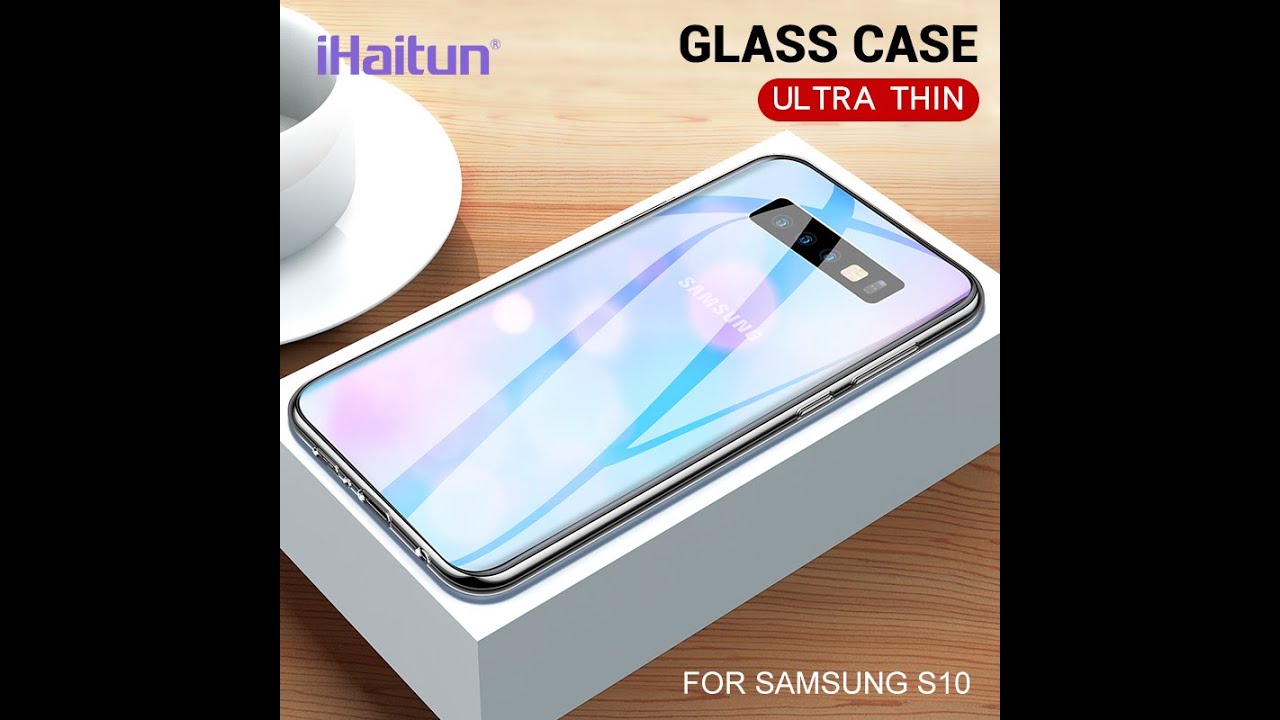 Won't Miss IHaitun Ultra Thin Glass Case For Samsung Galaxy S10 Real Phone Test