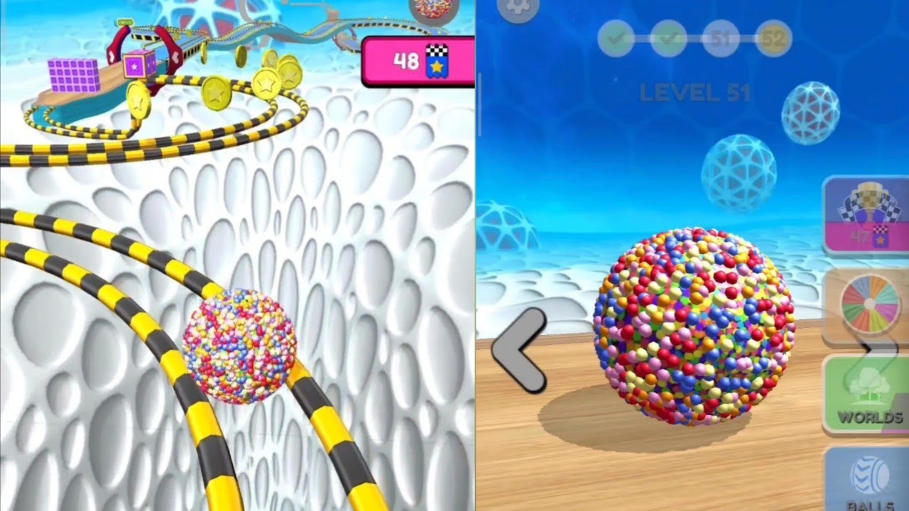 🍬🍬 Going Ball 🏐🔴 Candy Ball Gameplay android ios games 🌟