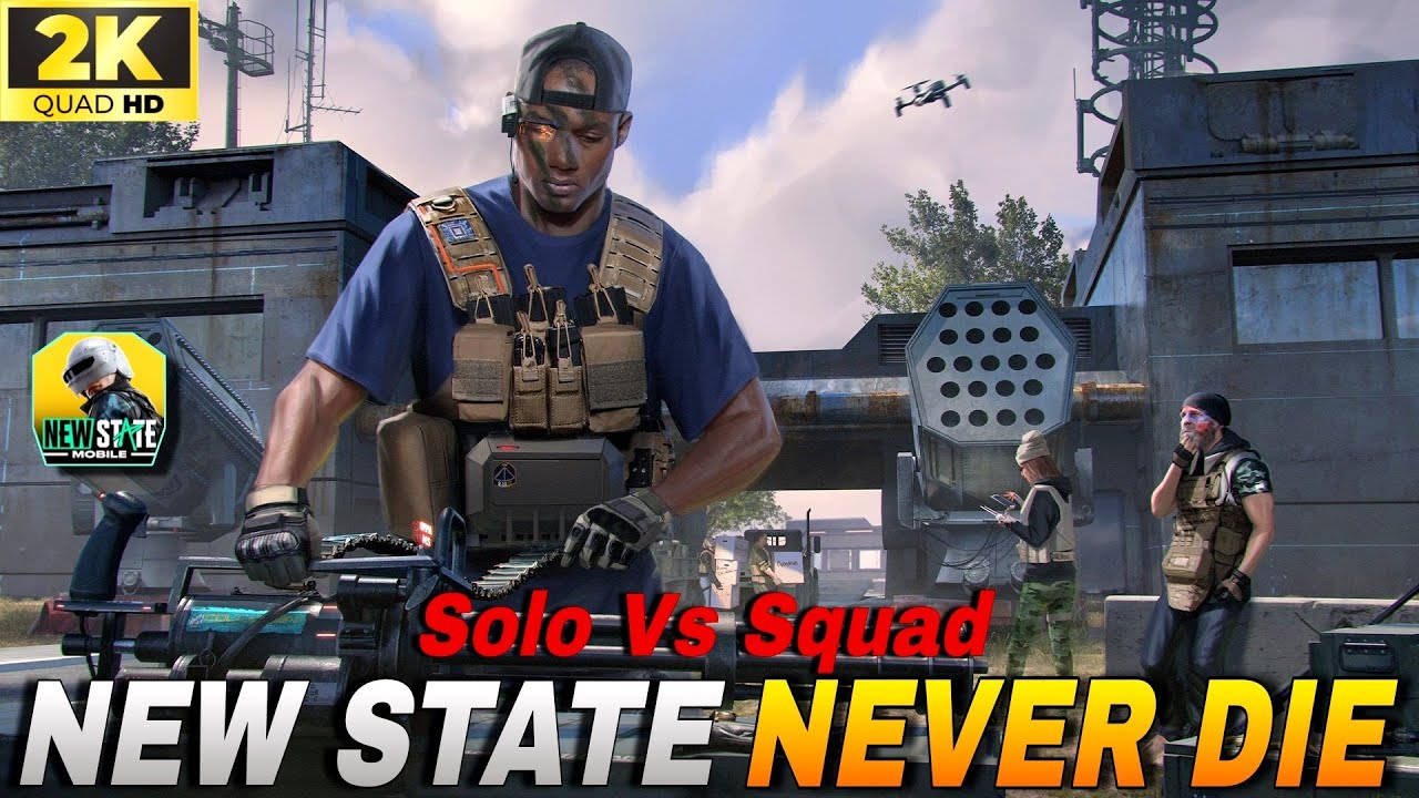 NEW STATE MOBILE NEVER DIE | SOLO VS SQUAD | ERANGLE 