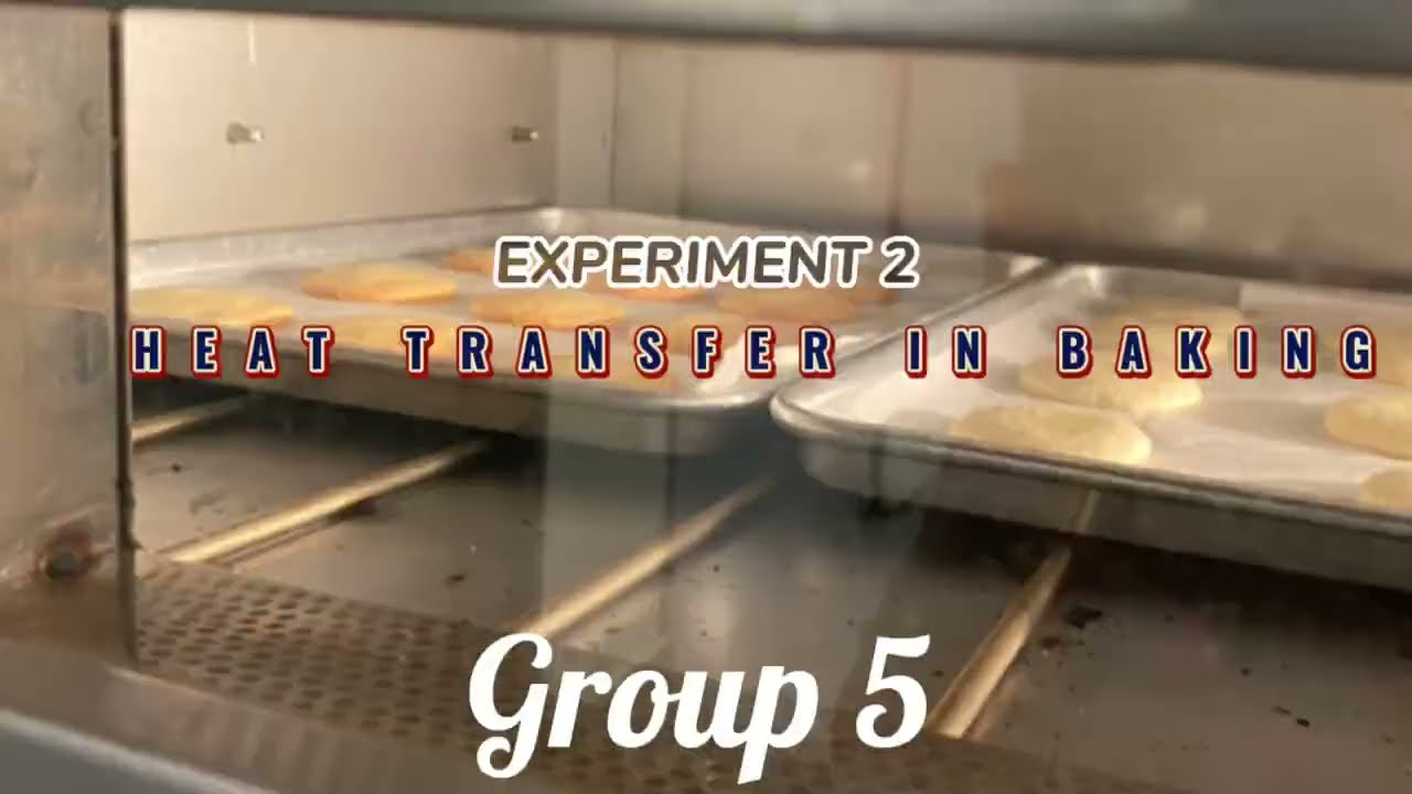 EXPERIMENT 2 : HEAT TRANSFER IN BAKING (GROUP 5)