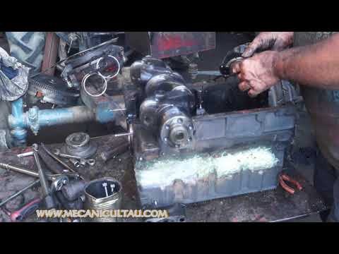 DEMONTARE ,CONSTATARE ,MASURARE UZURA ARBORE MOTOR 506 D  TRACTOR FIAT 315