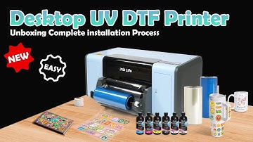 🔥New Arrival PYD Life Desktop UV DTF Printer: Unbox and Setup Guide. No Need heat press machine!