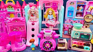 10 Minutes Satisfying with Unboxing Barbie Princess Bedroom, Swing& Slide Toys Review | ASMR