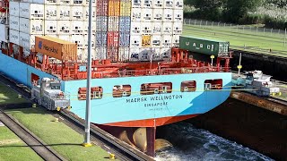 How World’s Biggest Container Ships Cross the Panama Canal