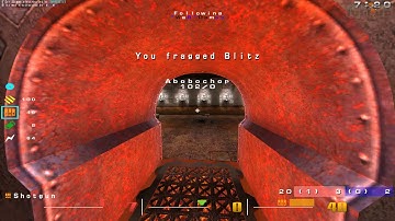 Quake 3 OSP: Playing on {CROM} Freeze, pro-q3dm6 (1)