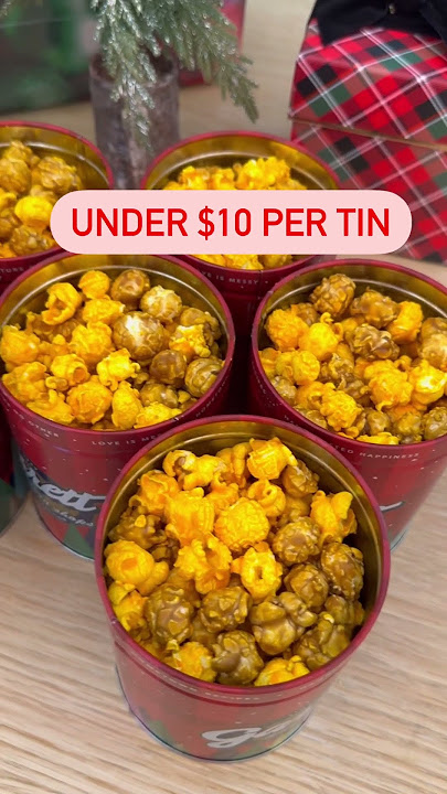 CheeseCorn - Petite Tins  Cheese popcorn by Garrett Popcorn Shops