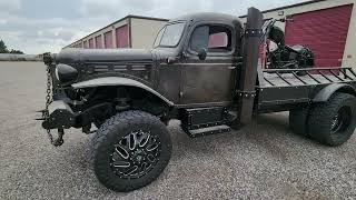 BEST RAT ROD EVER BUILT!? 1946 Dodge Power Wagon On a 1995 Dodge 1 Ton Cummins