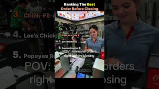 Ranking The Funniest Ordering Before Closing Moments 😭 #shorts #prank #fastfood #retailproblems