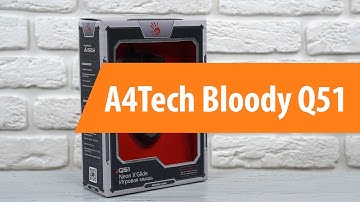Распаковка A4Tech Bloody Q51 / Unboxing A4Tech Bloody Q51