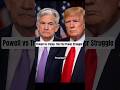 Powell vs Trump: The Fed Power Struggle #trump #jeromepowell  #fed #chair #replacement #economy #fyp