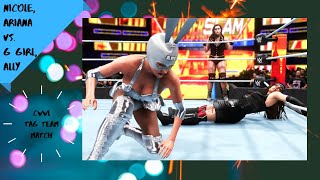 Nicole Scherzinger and Ariana Grande vs. G Girl and Ally Law (WWE 2k20) CWWL 2 on 2 Match