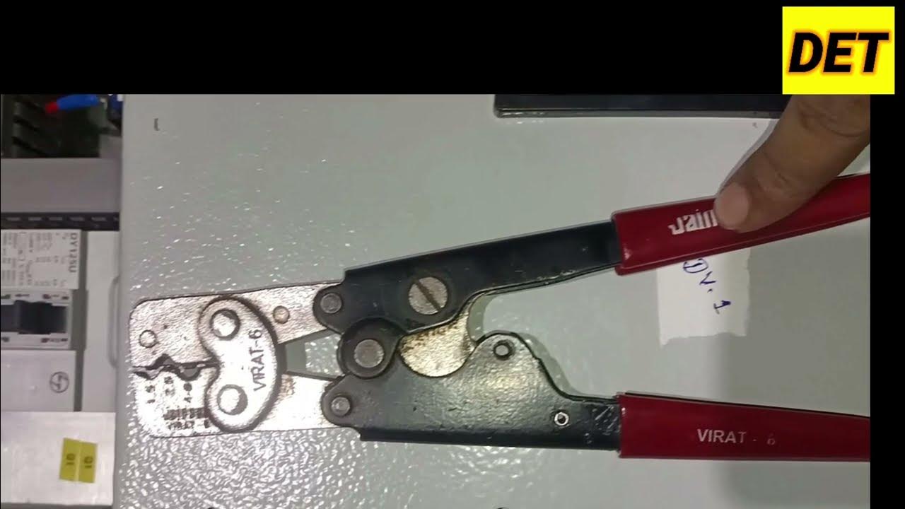 How to crimp wire lugs, Working & Uses of wire Crimping tools wiring 