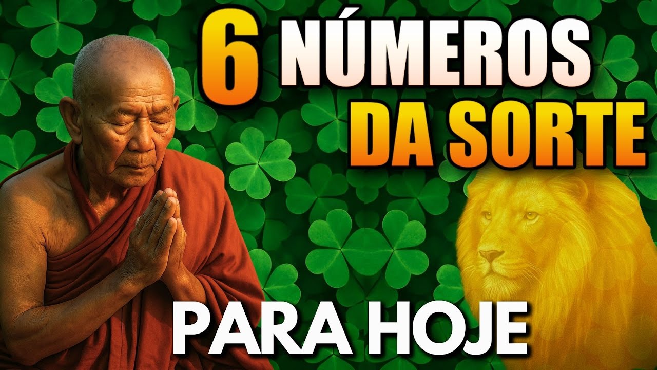 6 NÚMEROS DA SORTE PARA HOJE | A hora da MUDANÇA é AGORA! - YouTube