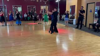 Tango by Teacher Andriy & Mei with music @ Starlite Ballroom Sunday night ballroom dance 6-14-2026