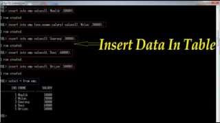 sql tutorial part 3 -use of ALTER command