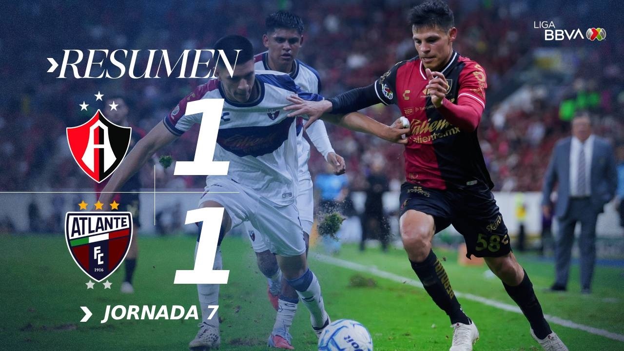 [리가 BBVA MX] 아틀라스 FC 1 : 1 아틀란테 FC 경기 결과·하이라이트