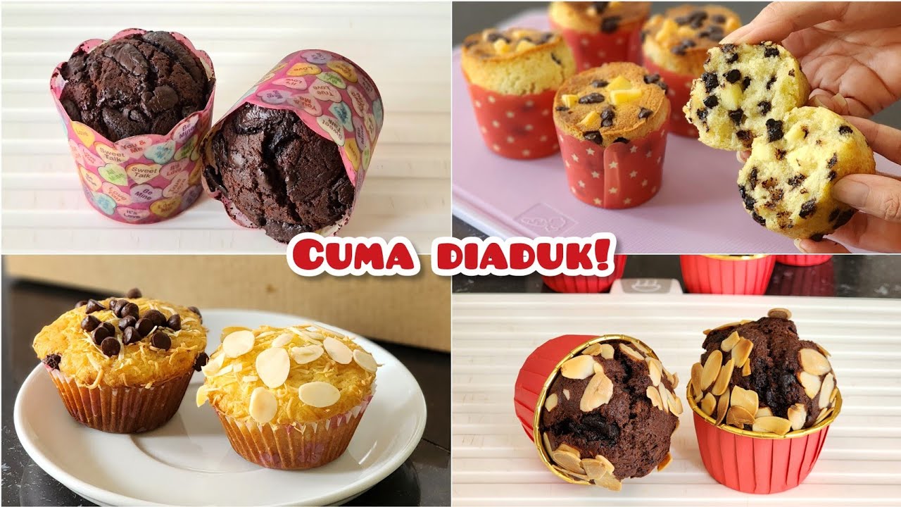 Cuma diaduk! Gak kalah dengan kue di bakery. 4 resep muffin enak yg bisa jadi ide jualan / snack box