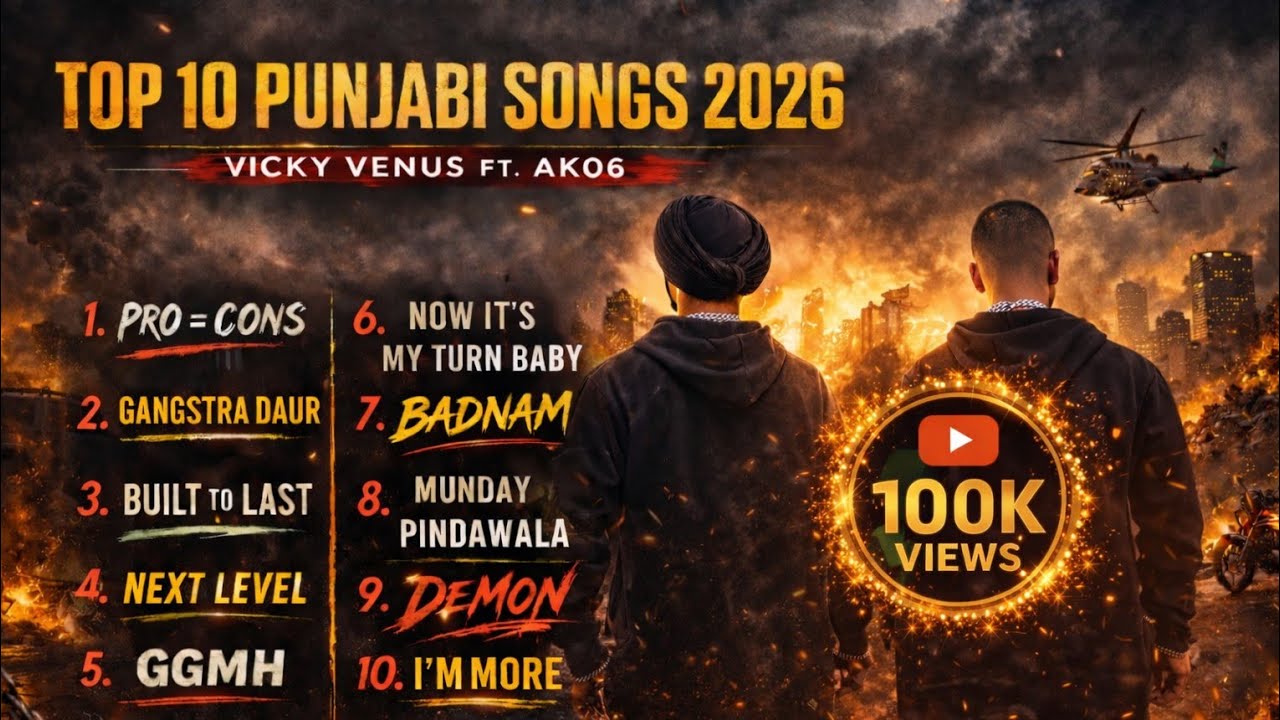 NEW  PUNJABI SONG 2026 |VIKAY VENUS FT.AK06 (TOP 10 LASTEST)ALBUM |official punjabi songs( TRENDING)