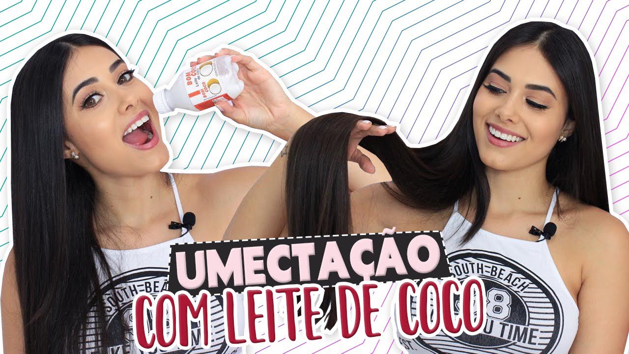O MELHOR TRATAMENTO CASEIRO USANDO APENAS LEITE DE COCO