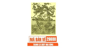 Mã bản vẽ 26680. Tranh jdp cá chép hóa rồng | Thuviencnc.vn
