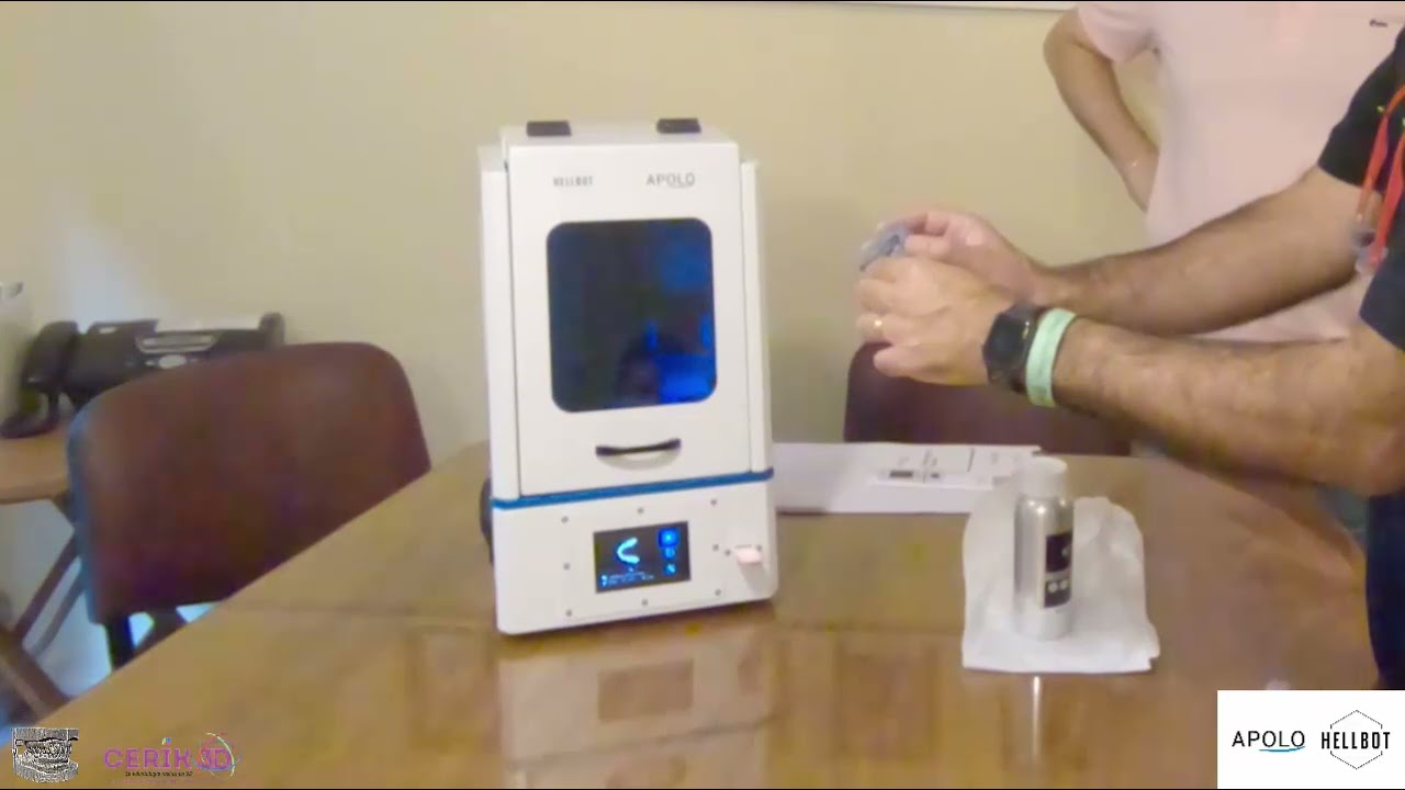 Hellbot APOLO Impresora 3D odontologica  TESTEO #1 del AREA3D / 26-3-2021