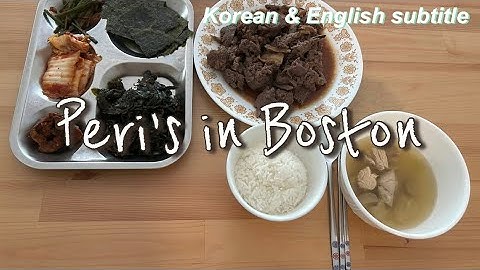 미국 집밥 vlog [미역초무침, 소불고기, 초간단 오꼬노미야끼 Pickled seaweed, beef bulgogi, super simple okonomiyaki]