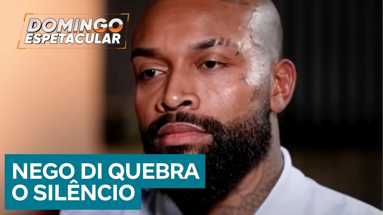 Exclusivo: Nego Di quebra o silêncio sobre condenação por estelionato em entrevista com Cabrini