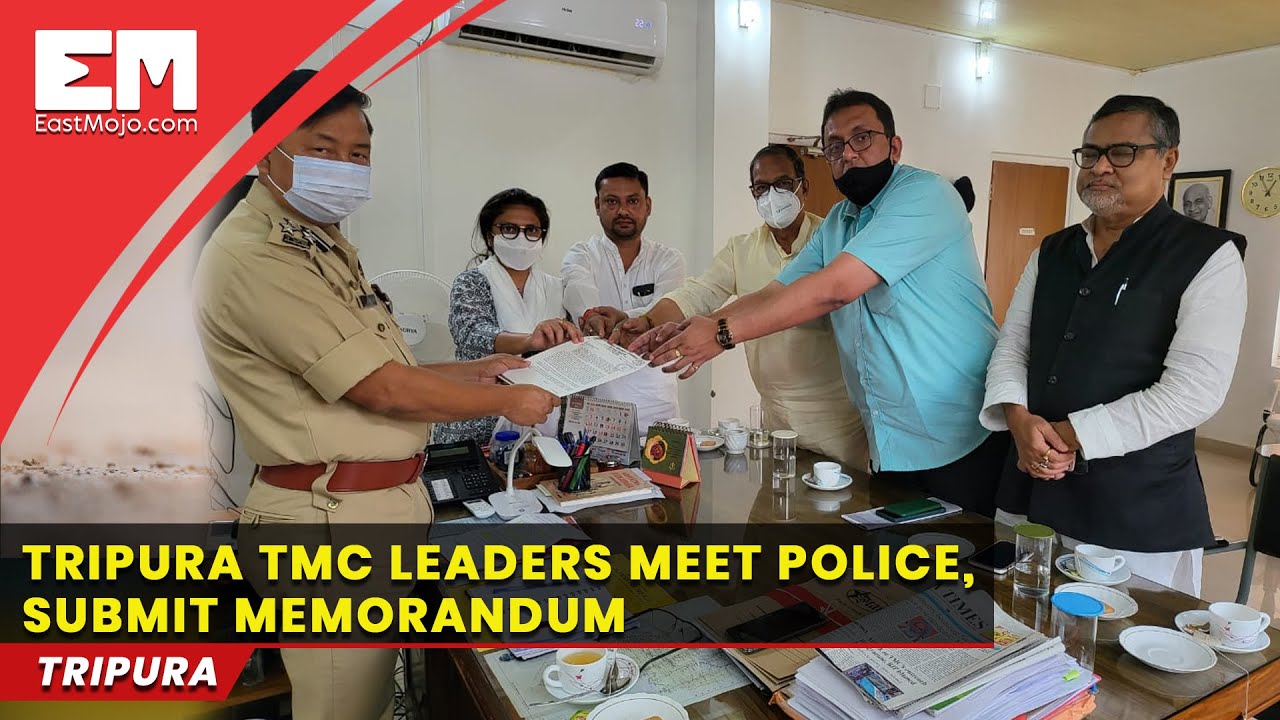 TMC leaders meet Tripura police chief over attack, submit memorandum ...