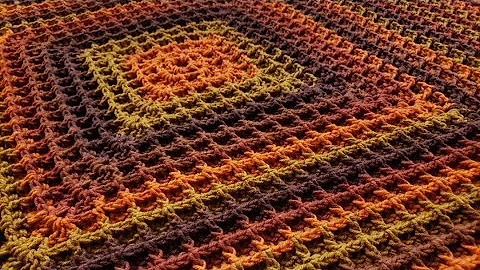 The Square Waffle Blanket Crochet Tutorial!