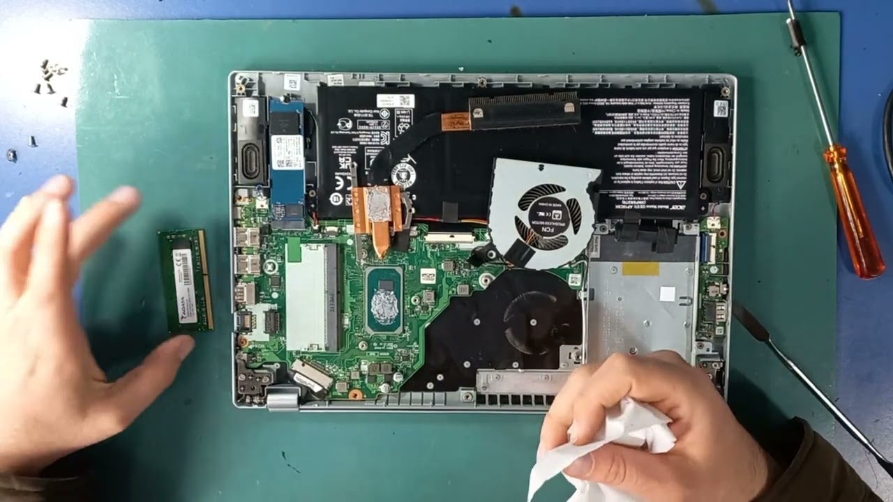 Desmontagem e limpeza Acer Aspire 5 A514