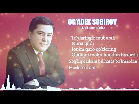 #Jonliijro Og'abek Sobirov to'yda aytilgan   qo'shiqlar.огабек Собиров.2022