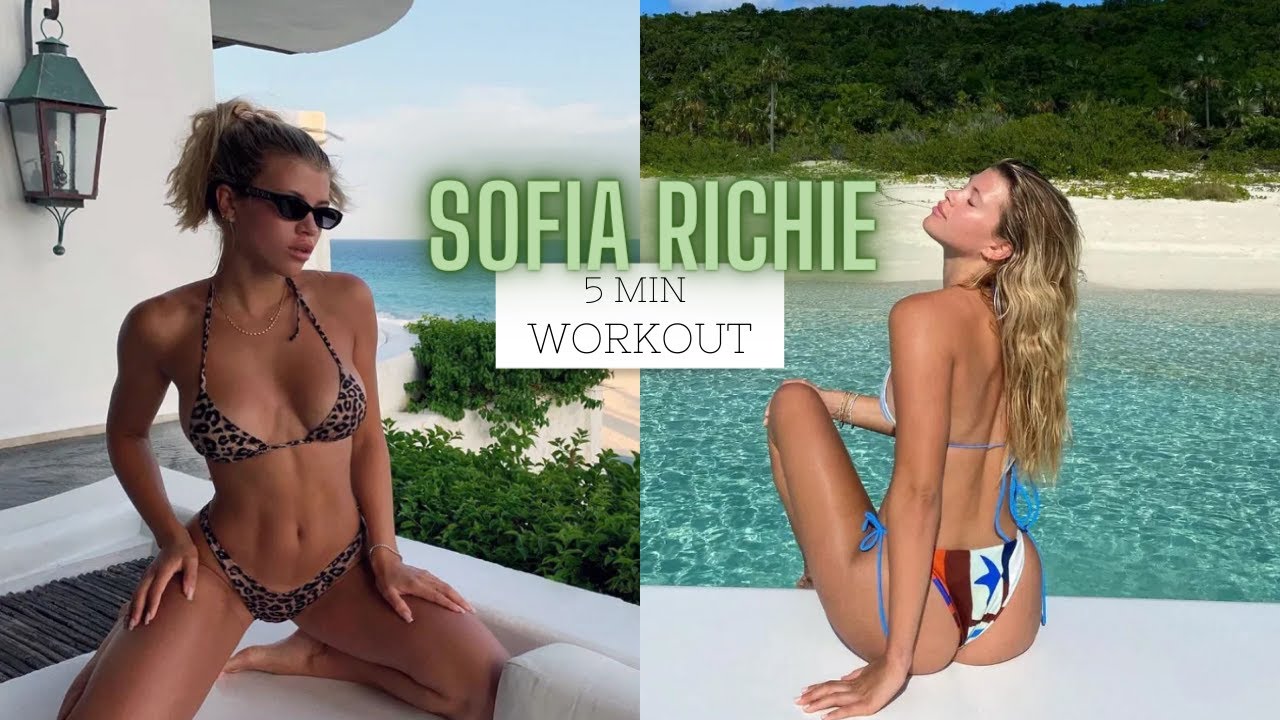 SOFIA RICHIE WORKOUT ROUTINE : ABS & BOOTY - YouTube