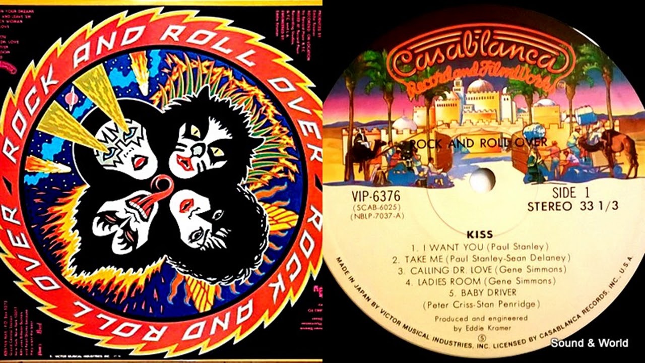 Kiss Rock And Roll Over (Vinyl, LP, Album) 1976. YouTube