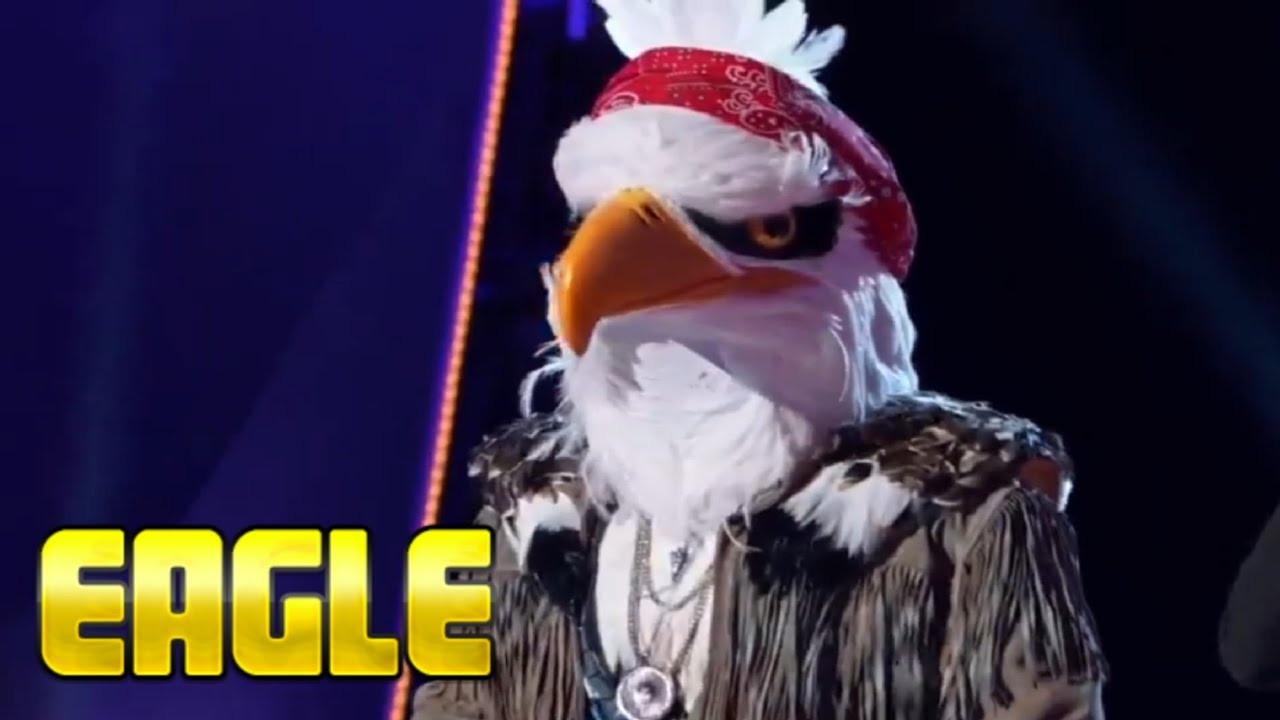 Masked Singer Eagle performance | I Would Do Anything For Love | Season 2 Ep 3